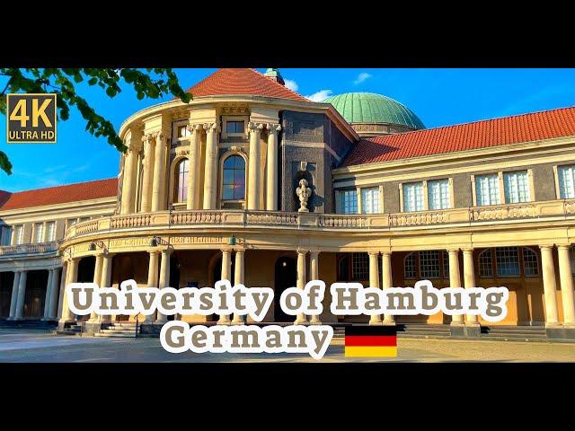 University of Hamburg, Germany  Beautiful Summer  ️ Walking Tour | Universität Hamburg | 4K 60fps