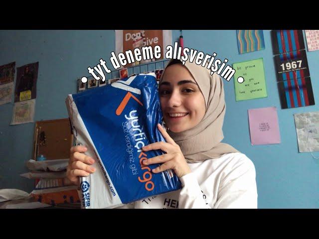 yks kaynak alışverişim, yeni tyt denemelerim 