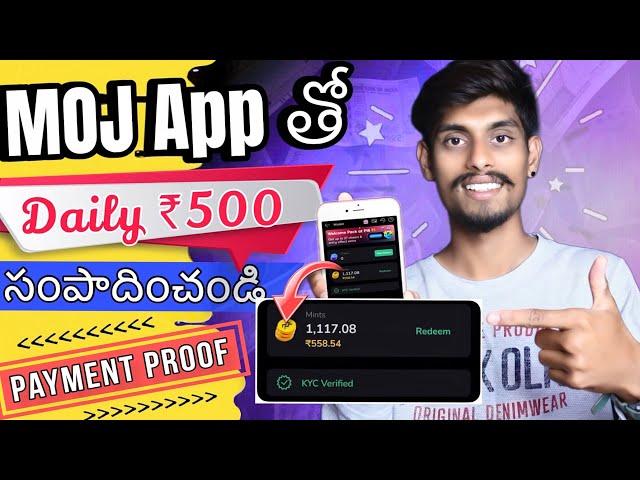 How to Earn Money from Moj App in telugu | Money Earnings apps intelugu | HYD Creators