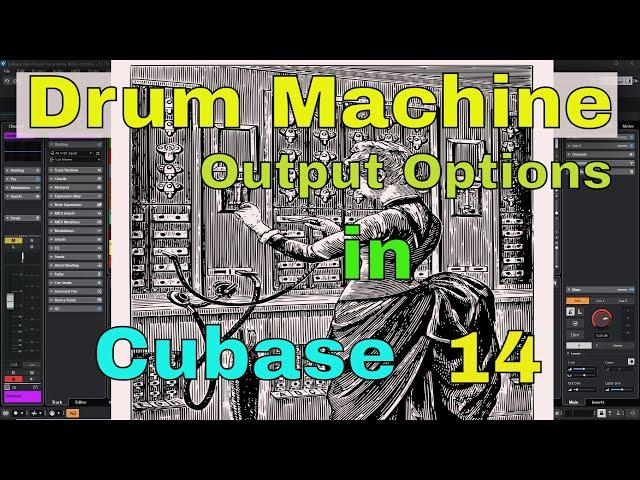 Drum Machine Output Options in Cubase 14