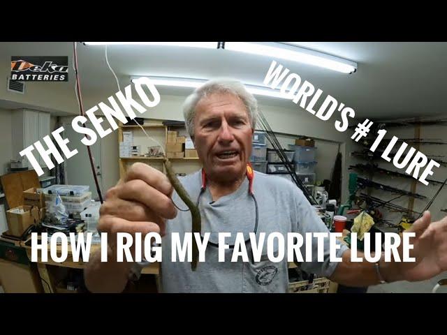 How I rig my favorite lure, the Senko, the World's #1 bass lure!