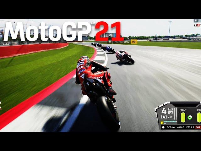 MotoGP 21 Gameplay PC (Preview) - Jack Miller at Silverstone (MotoGP 2021 Game)