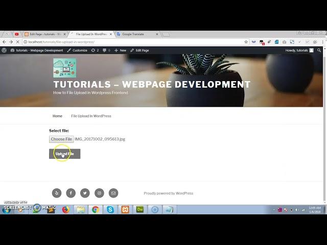How to File Upload in Wordpress Frontend
