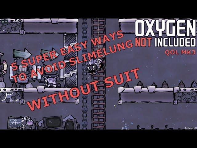 Oxygen Not Included QOL Mk3 - Guide to avoid Slimelung and dig through swamp biome.