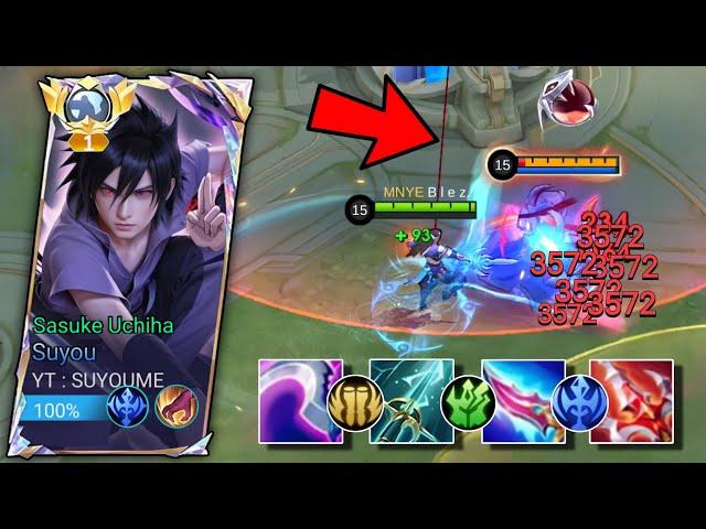 I FINALLY FOUND THE PERFECT 1 SHOT BUILD FOR SUYOU IN SOLO RANKED 2024!! (Totally Broken!) - MLBB