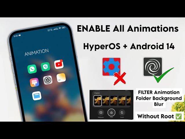 Force HIGH Range Mode on Any XIAOMI! ACTIVATE Icon Animations, Folder Blur and MORE | Without Root