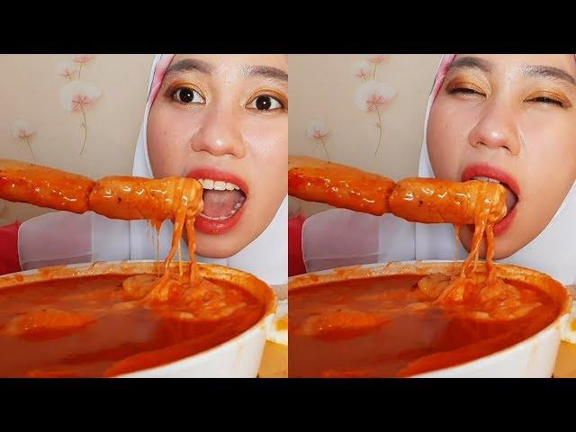 MUKBANG TTEOKBOKKI PEDAS KEJU MOZARELLA