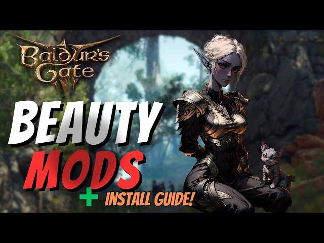 Baldur's Gate 3- 5 Best Beauty MODS you NEED to try out- Easy Install Guide Included! - BG3