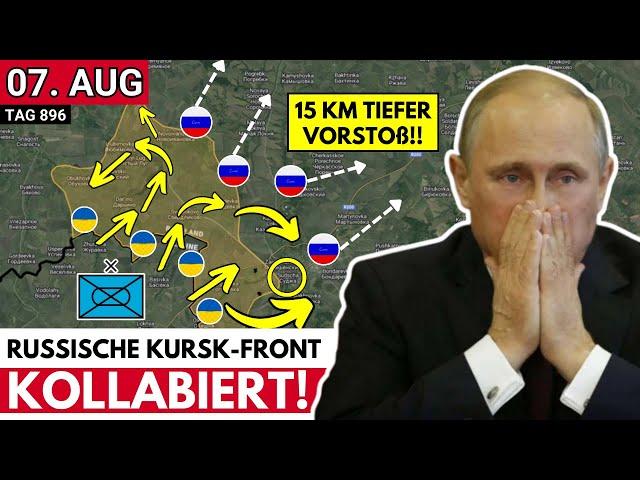 EILMELDUNG: Ukraine BRICHT an der Kursk-Front DURCH & stößt um bis zu 15 km tief vor!!