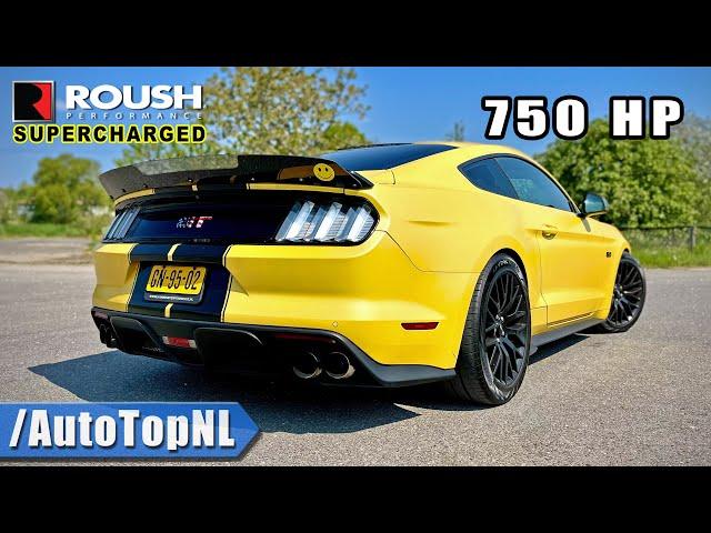 750HP FORD MUSTANG GT SUPERCHARGED | 289km/h REVIEW on AUTOBAHN by AutoTopNL