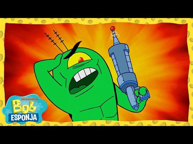 30 MINUTOS de Plankton e Karen, o melhor casal da Fenda do Biquíni | Bob Esponja em Português