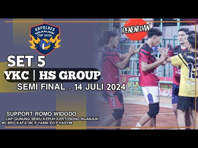 Set 5 Main Ngeyel, Rehan, Dimas - Tompel, Pipin Semi Final YKC Vs Hs Group Kapolres Nganjuk Cup 2024