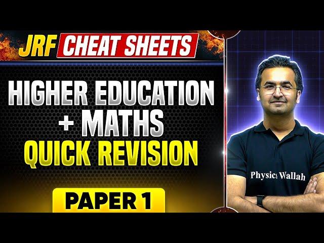 UGC NET 2024 : Quick Revision of Higher Education + Maths for UGC NET 2024 | By UGC NET Nishant Sir