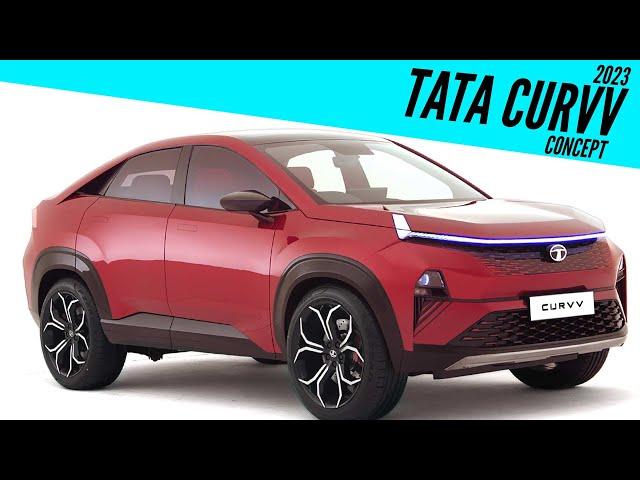 Tata Curvv Concept SUV with turbo petrol engine showcased | AUTOBICS