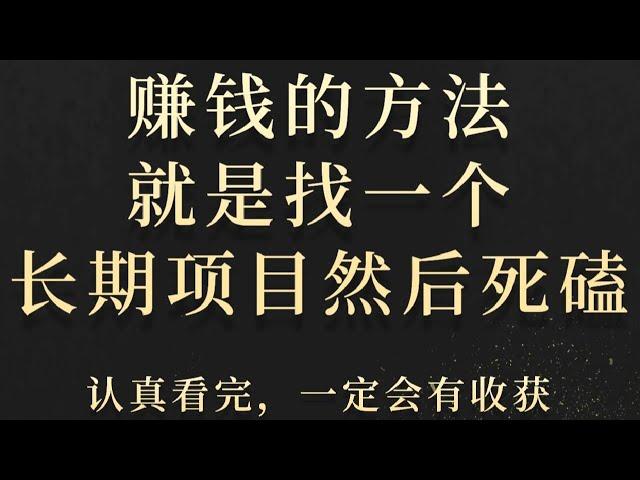 灰产网赚偏门赚钱野路子 零成本赛道月入十万新手最简单的赚钱方法