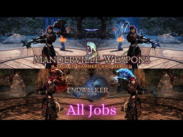 All Manderville Relic Weapons (All Jobs | All Stages) | FFXIV Endwalker