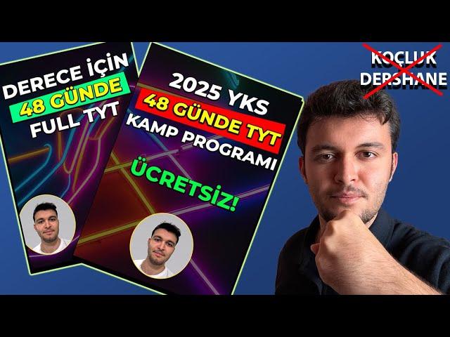 GÜNCEL 2025 | 48 GÜNDE SANA 90 TYT YAPTIRACAĞIM️ÖZEL PROGRAM, ÜCRETSİZ️