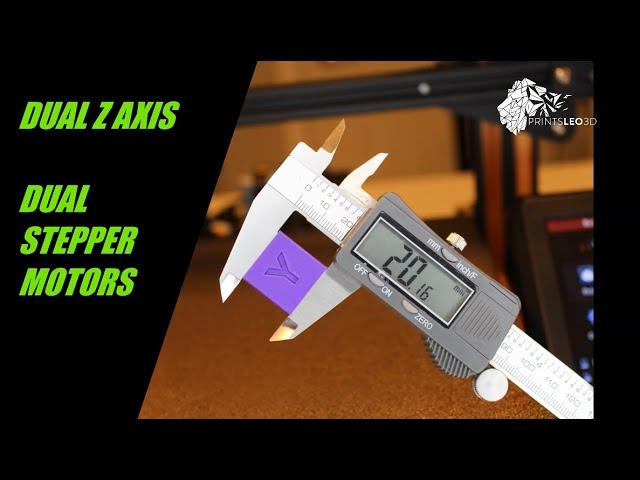 Dual Z axis on the Voxelab Aquila with Dual stepper Motors!