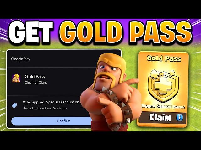 How to Get Gold Pass with New Limited Time Special Offer in Clash of Clans!