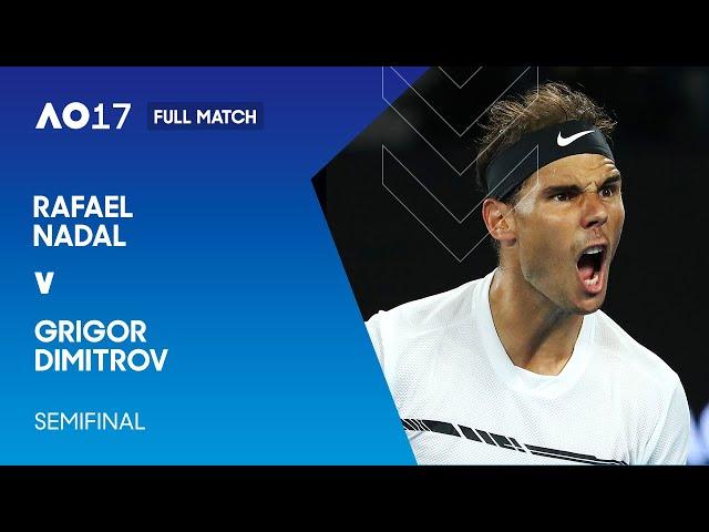 Rafael Nadal v Grigor Dimitrov Full Match | Australian Open 2017 Semifinal