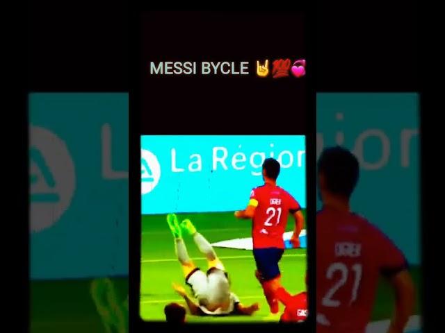 Messi bycycle goal  #shorts #messi #kinemaster #xml