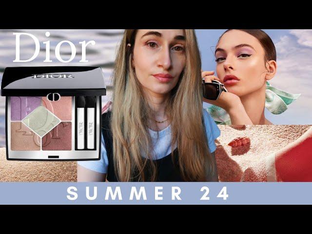 DIOR SUMMER 2024 MAKEUP EYESHADOW PALETTE PASTEL GLOW | REVIEW SWATCHES,  BEAUTY LOOK TRY ON