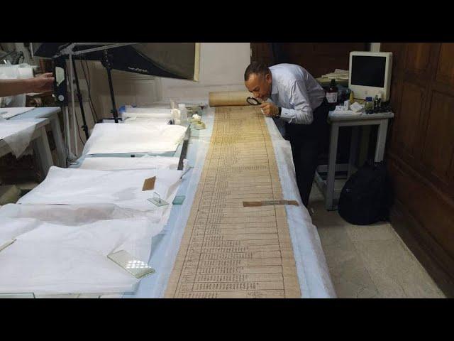 Археологи обнаружили древний папирус с заклинаниями из Книги Мертвых  #находка  #археология
