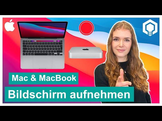 Mac Bildschirm aufnehmen  MacBook Bildschirmaufnahme