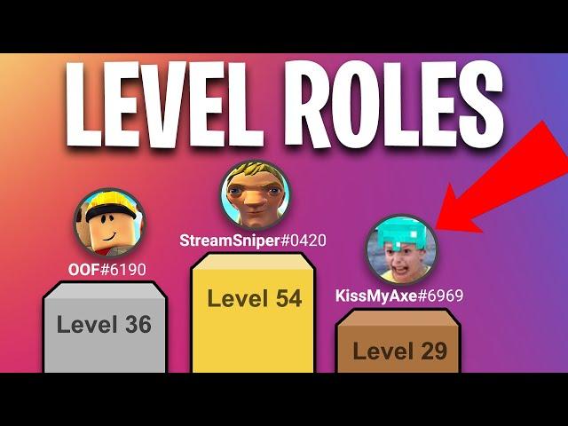 Discord Level Up Roles Tutorial with Arcane Bot