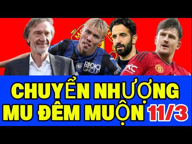 CHUYỂN NHƯỢNG MU ĐÊM MUỘN 11/3: HOJLUND ĐANG Ở ĐÂU? MU TÌM KIẾM TIỀN ĐẠO BIẾN MẤT TRÊN SÂN!