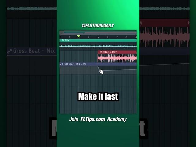 Create Tape Stop Effect | FL Studio Tutorial #shorts