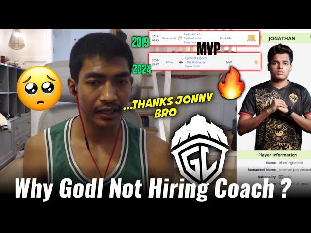 Jonathan Is The Only Player In India | Lala Thanks Jonny For..  | Godl Not Hiring Bgmi Coach Why?