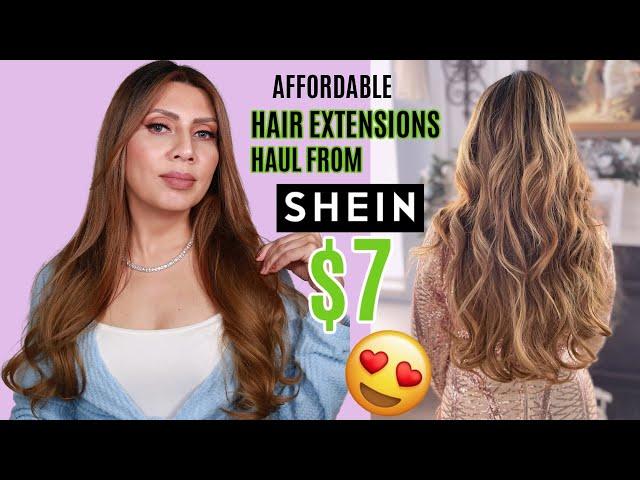 Trying Cheap Hair Extensions from Shein!   Let's Have Some Fun!  