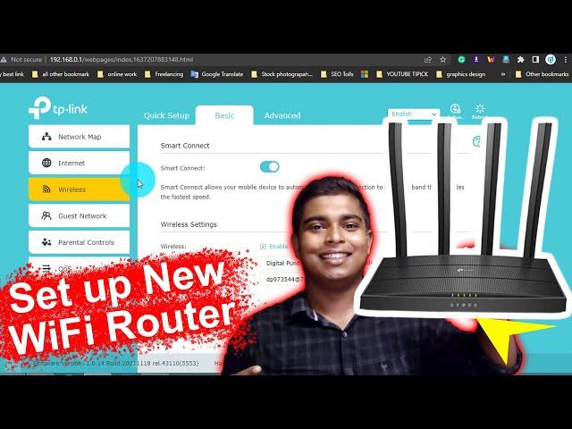 How to Configure(Set up) New TP-Link WiFi Router | Reset Existing router