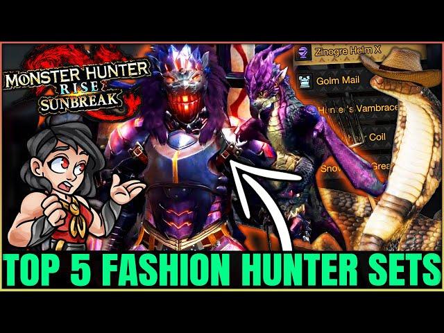 5 INCREDIBLE New Layered Armor Sets - Bomb Beetle & Greg - Monster Hunter Rise Sunbreak! (Fashion)