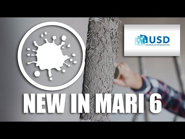 New featues in Mari 6 | USD updates and Rollerbrush | What's new in Mari