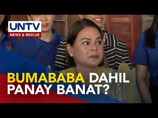 Mga banat ni VP Sara vs PBBM admin, maaaring isa sa dahilan ng mababang survey ratings – analyst