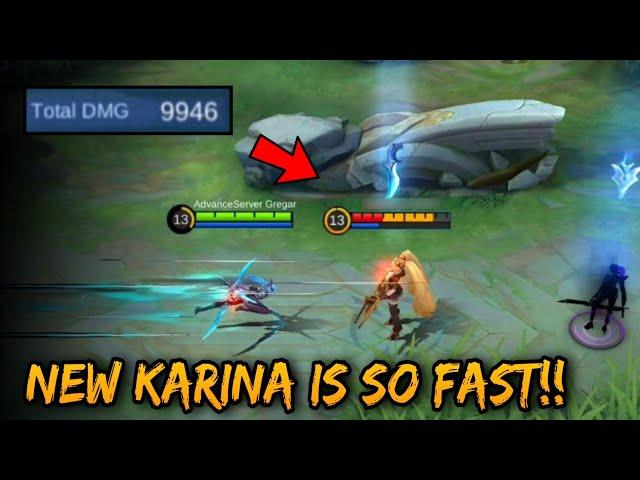 REVAMPED KARINA IS HERE!!| " SHE CAN 1-SHOT!! " | MLBB | Revamped Karina Gameplay