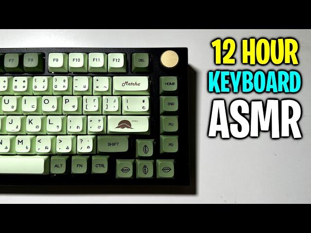 12 Hours Typing | THOCKIEST Mechanical Keyboard | Gaming Keyboard ASMR NO TALKING