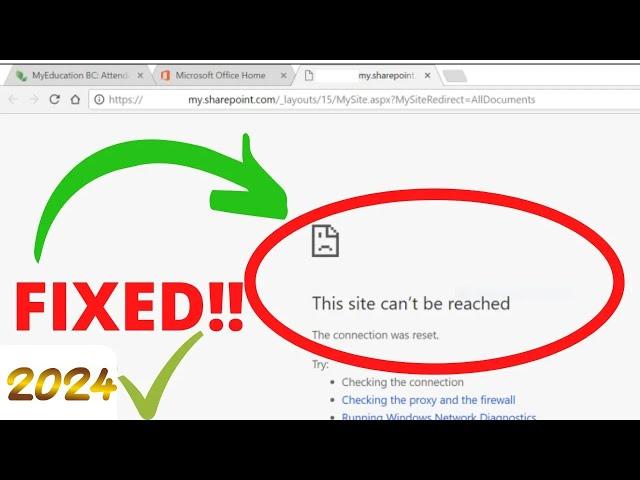 Fix This site can't be reached Error In Google Chrome (2024)