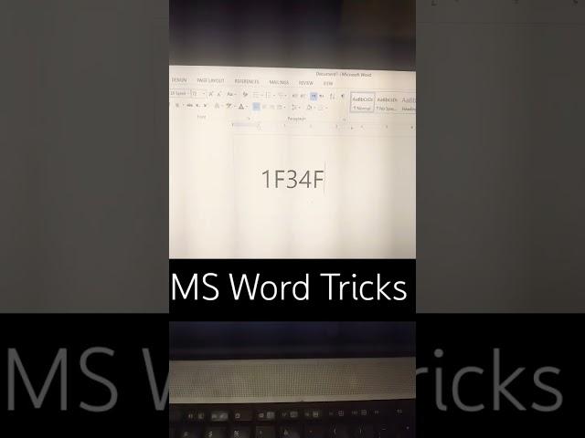 Ms Word Tricks #windows #typing #keyboard #computer #excel #msword