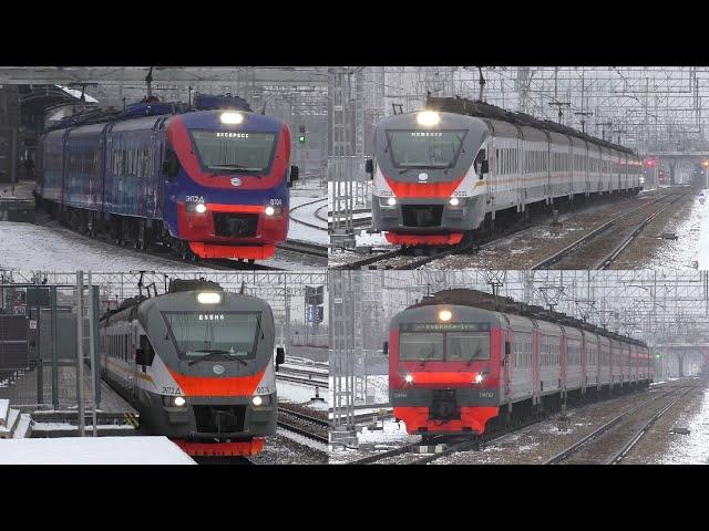 Электропоезда ЭП2Д-0104 ЦППК РЭКС, ЭП2Д-0032 ЦППК, ЭП2Д-0074 ЦППК, ЭД4М-0456