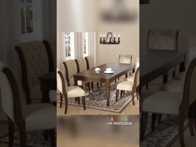 Dining Table: Latest Wooden dining table & chair design | Modern Dining Table #furniture #dinner