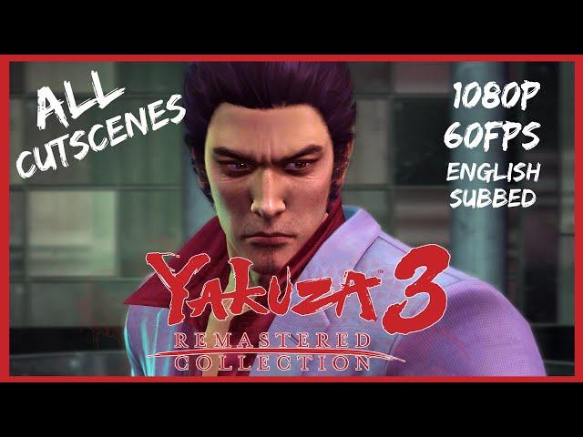 Yakuza 3: Remastered PS4 - ALL CUTSCENES [1080p, 60fps]