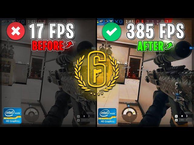 Rainbow Six Siege: BOOST FPS on ANY PC!