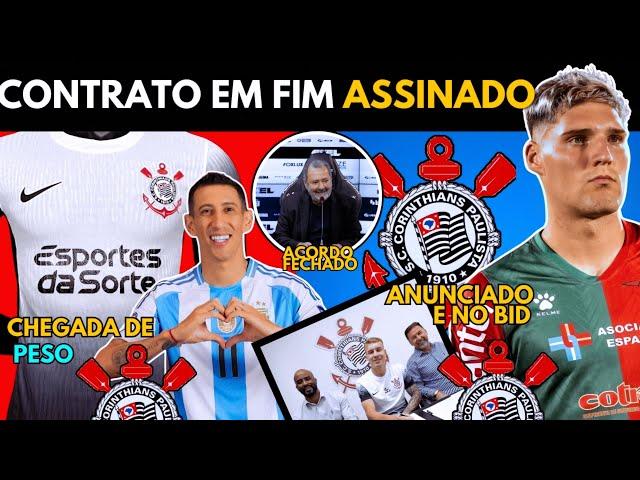 VÍNCULO OFICIALMENTE ASSINADO! MÁSTER +NOME DE PESO | AS ÚLTIMAS NOTÍCIAS DO CORINTHIANS DE HOJE