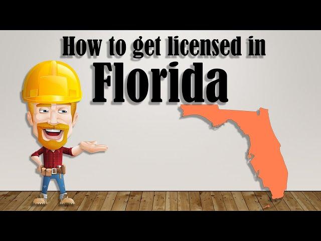 How to Get a General Contractor's License in Florida