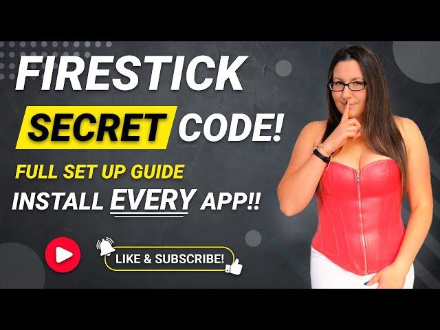 SECRET Firestick Install Code for a FULLY LOADED Firestick  Download Every App!!