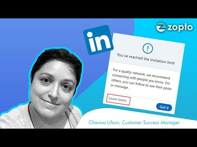 How To Bypass The LinkedIn Weekly Invite Limit (2021) | Zopto