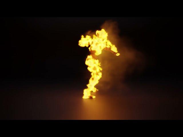 Fire Dancer - Blender 3.0 Animation